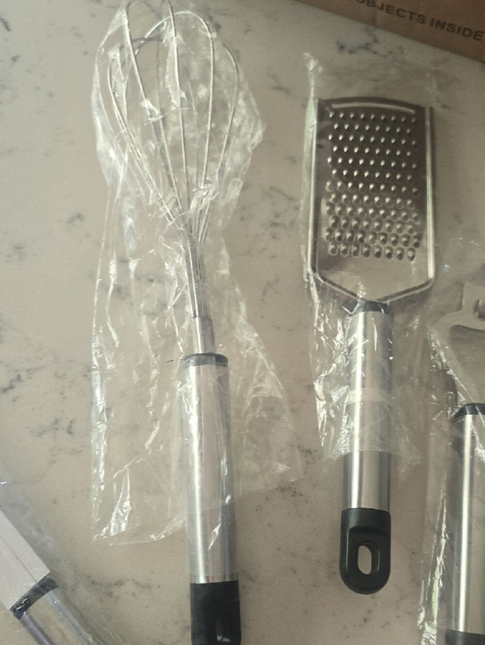Stainless Steel Kitchen Utensil Set in Silver and Black - 7-Piece - Picture 5 of 7